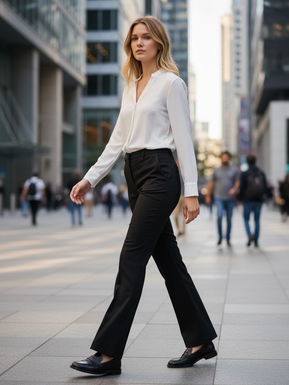 Calvin Klein Petite Black Women's Trousers